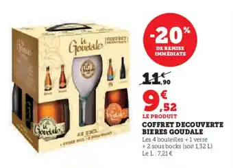 U Express Coffret decouverte bieres goudale offre