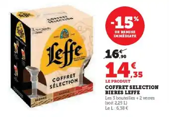 U Express Coffret selection bieres leffe offre