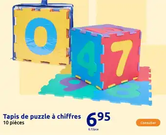 Action Tapis de puzzle à chiffres 10 pièces offre