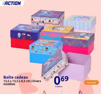 Action Boîte cadeau offre