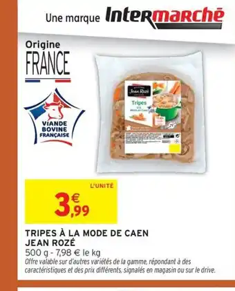 Intermarché Hyper JEAN ROZÉ Tripes à la mode de caen offre