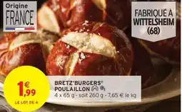 Intermarché Hyper Bretz'burgers poulaillon offre