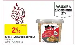 Intermarché Hyper BOEHLI Cubi chapelure bretzels offre