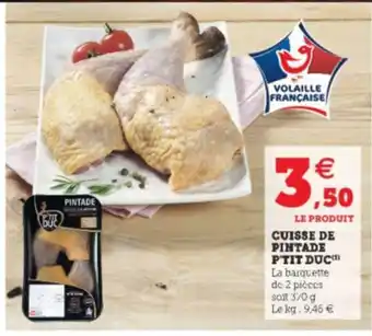 Super U Cuisse de Pintade offre