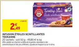 Intermarché Hyper TEEKANNE Infusion étoiles scintillantes offre