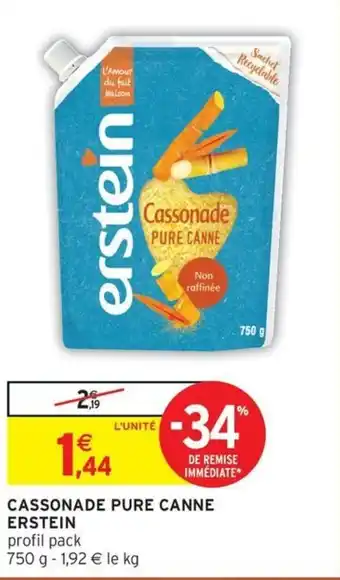Intermarché Hyper ERSTEIN Cassonade pure canne offre