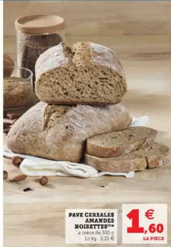 Super U Pave Cereales Amandes offre