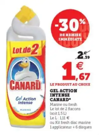 Super U Gel Action Intense offre
