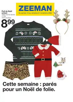 Zeeman Pull de Noël enfant offre