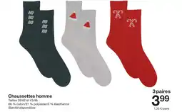 Zeeman Chaussettes homme offre