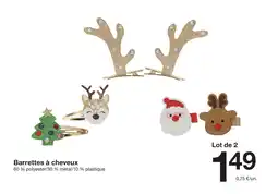 Zeeman Barrettes à cheveux offre