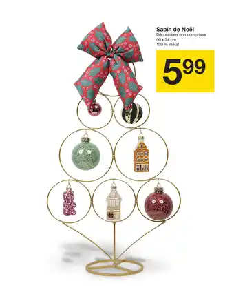 Zeeman Sapin de Noël offre