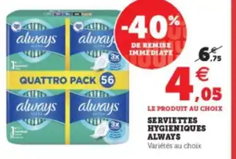 Serviettes Hygieniques