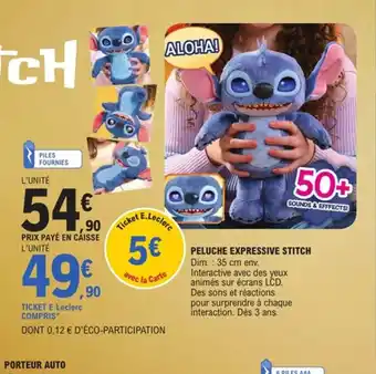 STITCH Peluche expressive