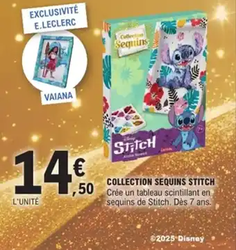 E.Leclerc STITCH Collection sequins offre
