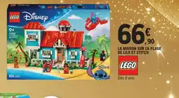 E.Leclerc LEGO La maison sur la plage de lilo et stitch offre
