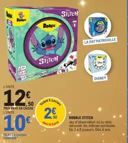 E.Leclerc STITCH Dobble offre