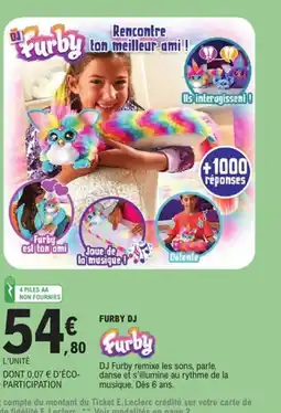 E.Leclerc FURBY Dj offre