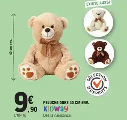 E.Leclerc KIDWAY Peluche ours offre