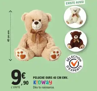 E.Leclerc KIDWAY Peluche ours offre