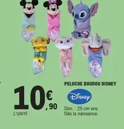 E.Leclerc DISNEY Peluche doudou offre