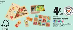 E.Leclerc KIDWAY Domino ou mémory offre