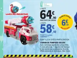 E.Leclerc Camion de pompiers deluxe offre