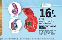 E.Leclerc Montre interactive marcus offre
