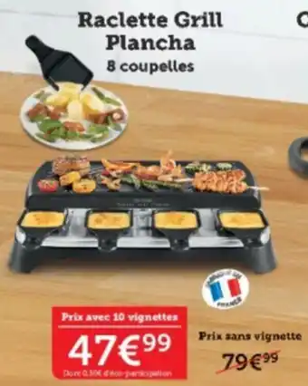 Super U Raclette Grill Plancha offre