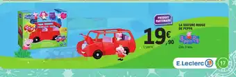 E.Leclerc PEPPA PIG La voiture rouge de peppa offre