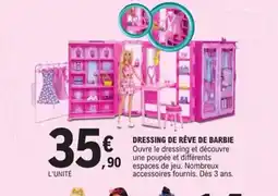 E.Leclerc Dressing de rêve de barbie offre