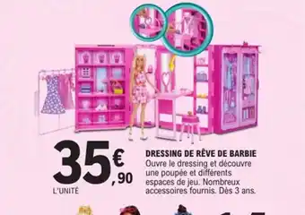 E.Leclerc Dressing de rêve de barbie offre