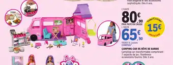E.Leclerc Camping-car de rêve de barbie offre