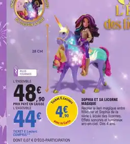 E.Leclerc Sophia et sa licorne magique offre