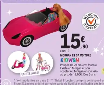 E.Leclerc KIDWAY Morgan et sa voiture offre