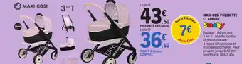 E.Leclerc SMOBY Maxi-cosi poussette et landau offre
