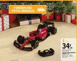 E.Leclerc Voiture radiocommandée ferrari f1-75 offre