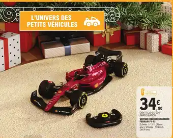 E.Leclerc Voiture radiocommandée ferrari f1-75 offre