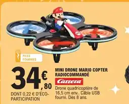 E.Leclerc Mini drone mario copter radiocommandé offre