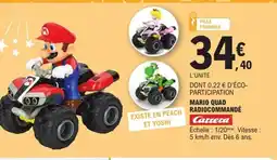 E.Leclerc Mario quad radiocommandé offre