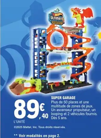 E.Leclerc Super garage offre