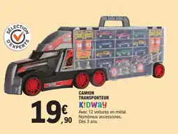 E.Leclerc KIDWAY Camion transporteur offre