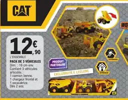 E.Leclerc Pack de 3 véhicules offre