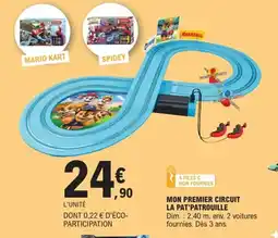E.Leclerc Mon premier circuit la pat'patrouille offre