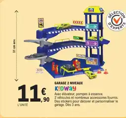 E.Leclerc KIDWAY Garage 2 niveaux offre