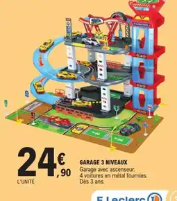 E.Leclerc Garage 3 niveaux offre