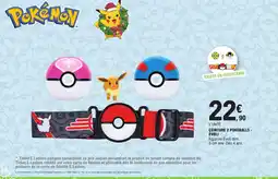 E.Leclerc Ceinture 2 pokeballs - évoli offre