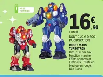 E.Leclerc Robot mars turbotron offre