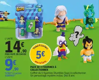 E.Leclerc Pack de 5 figurines à collectionner offre