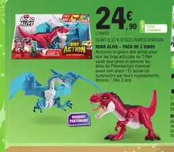 E.Leclerc ROBO ALIVE pack de 2 dinos offre